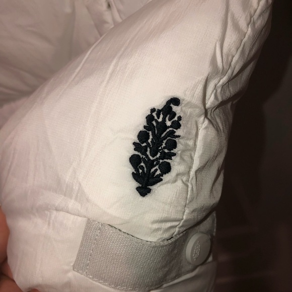 New Free People FP Movement In A Bubble Puffer Ski Printed Vest Coat Jacket XL - Picture 8 of 8